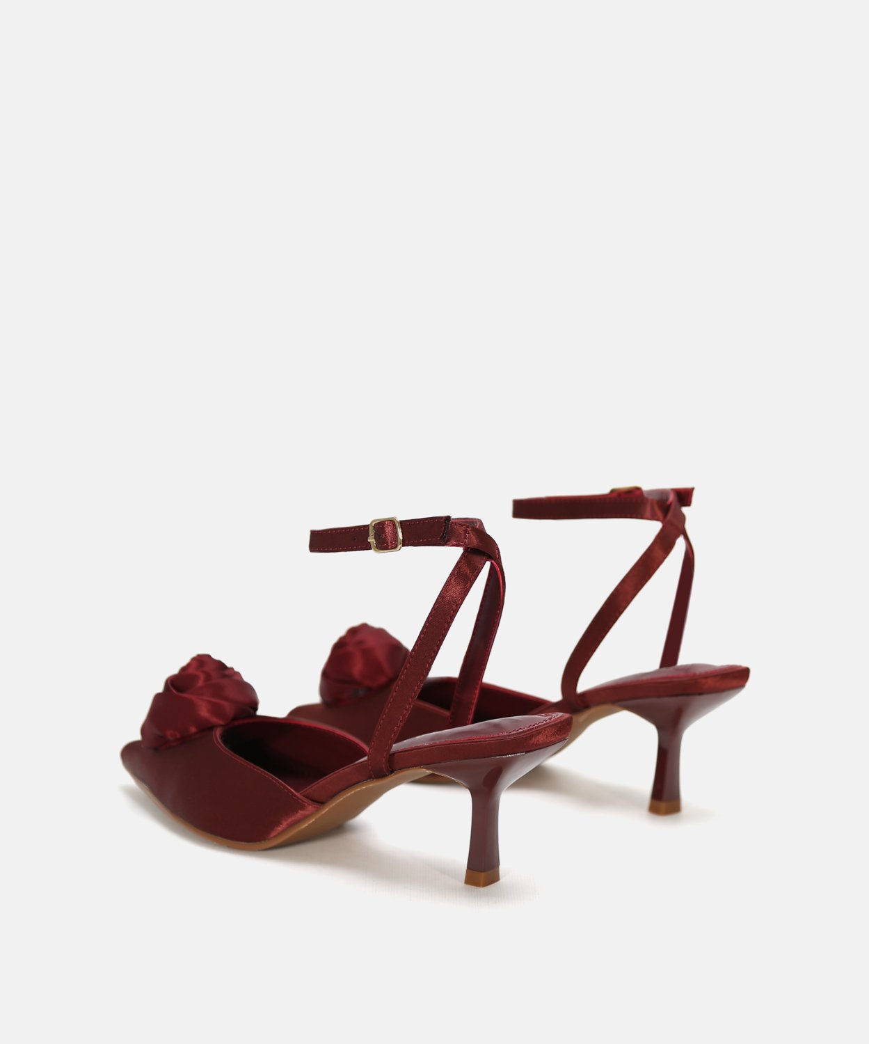 Zapato tac&oacute;n fino flor  image number null